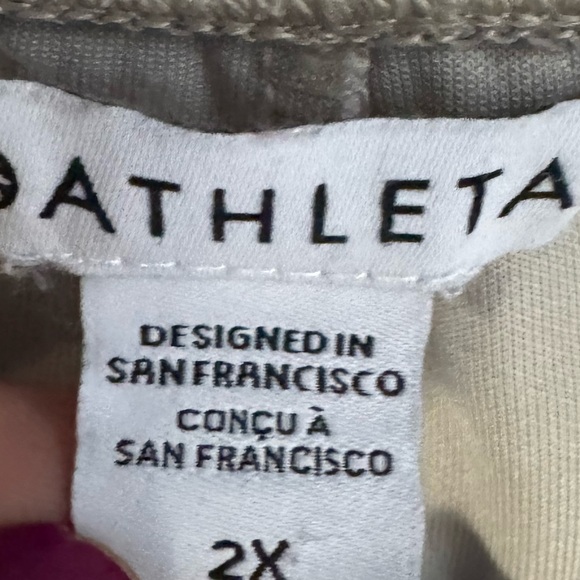 Athleta Beige Seasoft Pants Size 2X - Picture 4 of 6